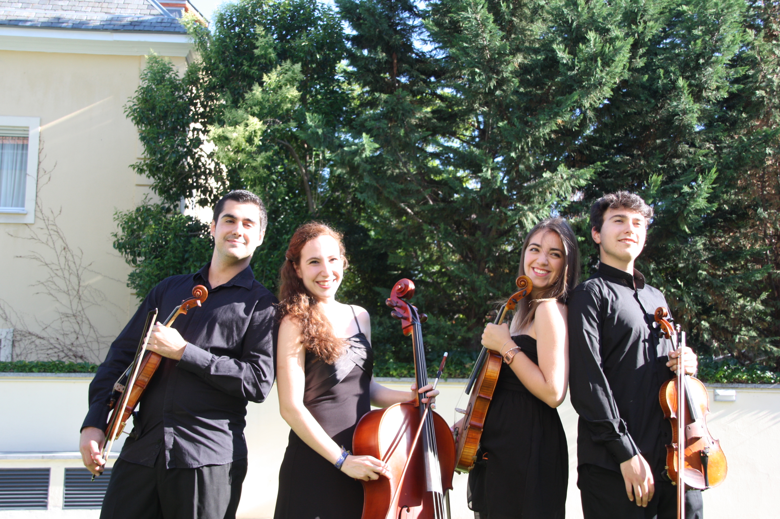 …somos jóvenes, no profesionales y, como nos encanta hacer música juntos, hemos unido nuestro común entusiasmo para crear una orquesta totalmente nuestra.