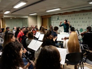 Foto Ensayando para el concierto